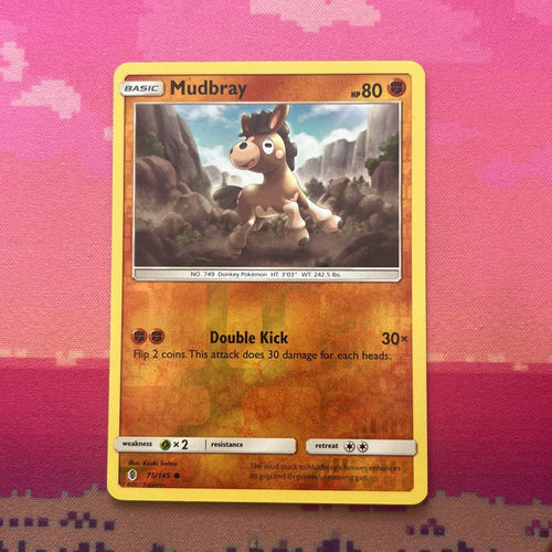 Pokemon Card Mudbray Guardians Rising Reverse Holo 75/145 NM