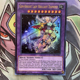 CORE-EN047 Gem-Knight Lady Brilliant Diamond Ultra 1st Edition NM Yugioh Card