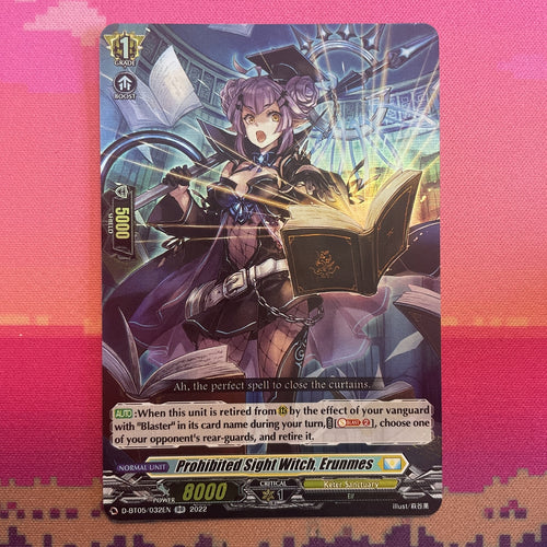 Prohibited Sight Witch, Erunmes | D-BT05/032 RR | Cardfight Vanguard TCG