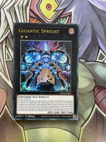 POTE-EN047 Gigantic Spright Ultra Rare 1st Edition Near Mint Yugioh