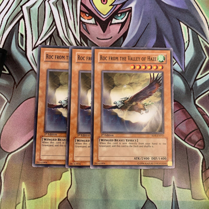 RDS-EN015 x3 Roc from the Valley of Haze Common Excellent Condition Yugioh