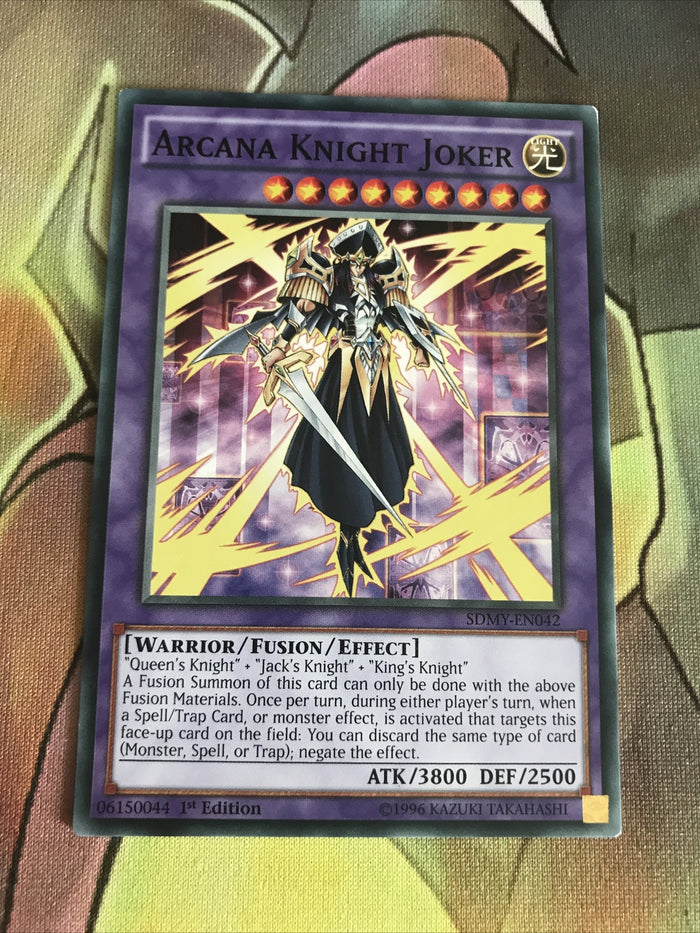SDMY-EN042 Arcana Knight Joker 1st Edition Near Mint Yugioh Card