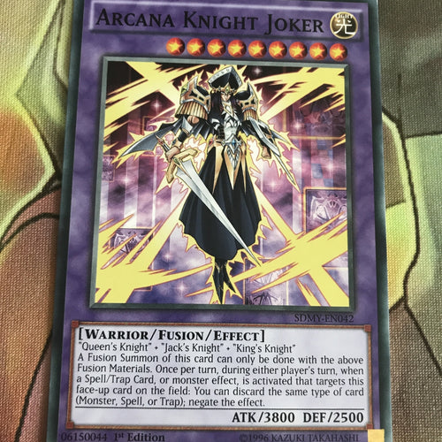 SDMY-EN042 Arcana Knight Joker 1st Edition Near Mint Yugioh Card