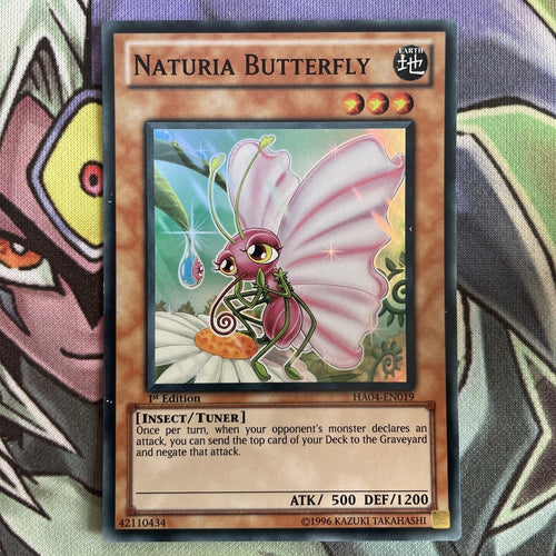 HA04-EN019 Naturia Butterfly Super Rare 1st Edition NM Yugioh Card