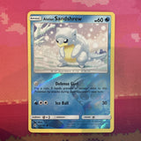 Pokemon Card Alolan Sandshrew Guardians Rising Reverse Holo 19/145 Near Mint