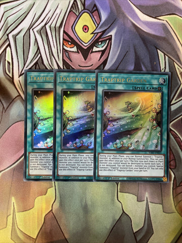 SDBT-EN023 x3 Traptrip Garden Ultra Rare Excellent Condition Yugioh