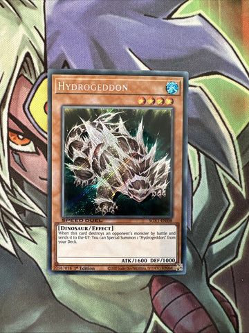 SGX1-ENi08 Hydrogeddon Secret Rare 1st Edition NM Yugioh Card