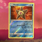 Pokemon Card Staryu Hidden Fates Reverse Holo 13/68 Near Mint