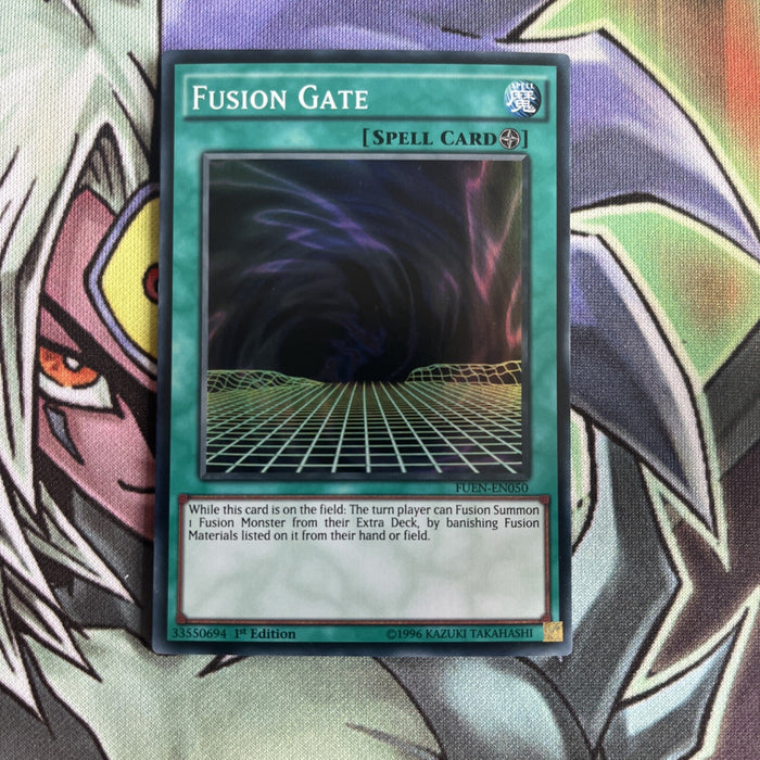 FUEN-EN050 Fusion Gate Super Rare 1st Edition NM Yugioh Card