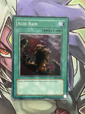 DL8-EN001 Acid Rain Super Rare UnlimEdition NM Yugioh Card