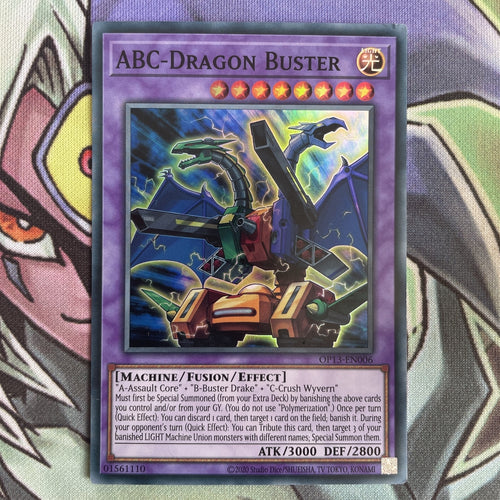 OP13-EN006 ABC-Dragon Buster Super Rare Limited Edition NM Yugioh Card
