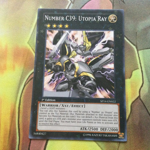 SP14-EN022 Yugioh - Number C39: Utopia Ray - 1st Edition - Starfoil Rare