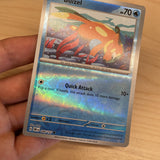Pokemon Card Buizel MISPRINT HOLO + REVERSE In ONE Obsidian Flames Near Mint