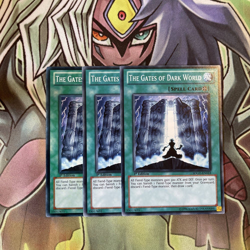 SDGU-EN023 x3 The Gates of Dark World Common Excellent Condition Yugioh