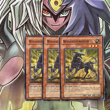 DR04-EN012 x3 Wroughtweiler Common Excellent Condition Yugioh