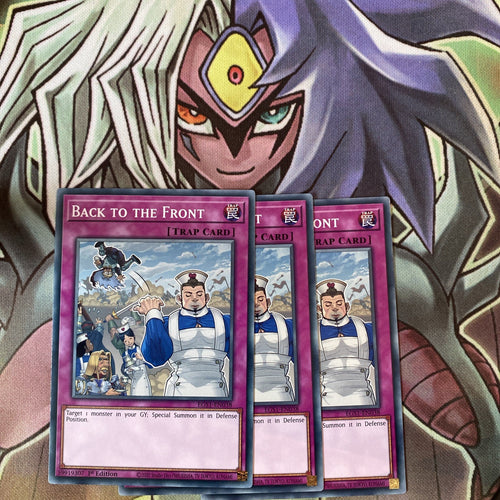 EGS1-EN038 x3 Back to the Front Common Excellent Condition Yugioh
