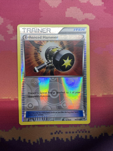 Pokemon Card Enhanced Hammer Phantom Forces Reverse Holo 94/119 Near Mint