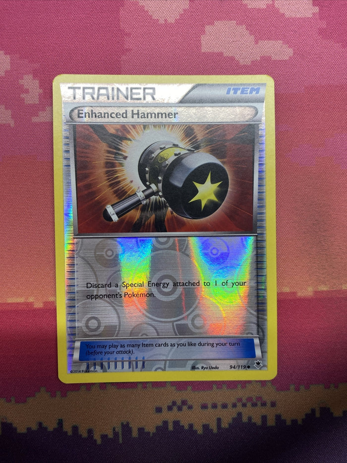 Pokemon Card Enhanced Hammer Phantom Forces Reverse Holo 94/119 Near Mint