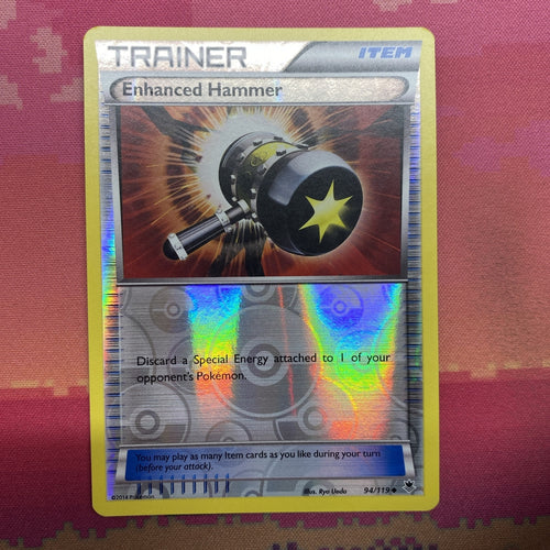 Pokemon Card Enhanced Hammer Phantom Forces Reverse Holo 94/119 Near Mint