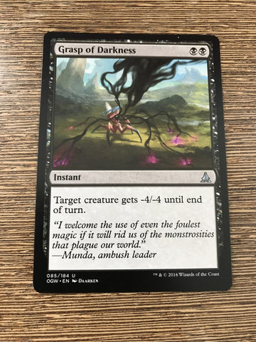 Grasp Of Darkness - Oath of the Gatewatch Excellent Magic MTG