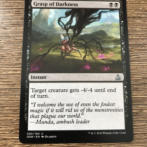 Grasp Of Darkness - Oath of the Gatewatch Excellent Magic MTG