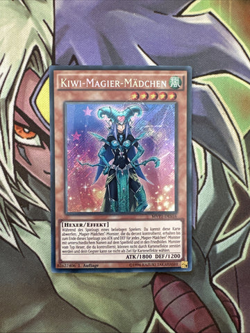 MVP1-ENS16 Kiwi Magician Girl Secret Rare GERMAN 1st Edition NM Yugioh Card