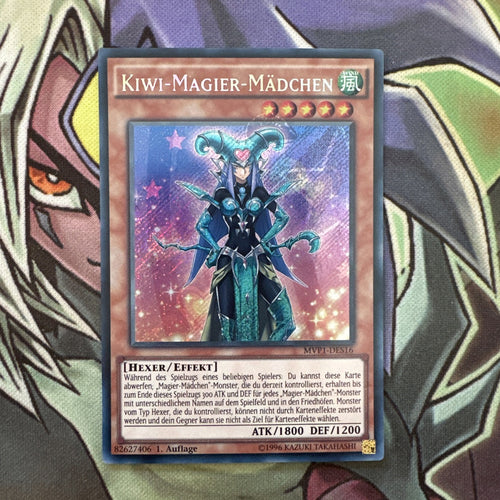 MVP1-ENS16 Kiwi Magician Girl Secret Rare GERMAN 1st Edition NM Yugioh Card