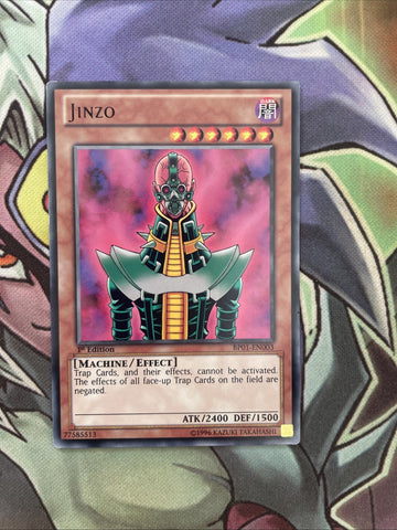 BP01-EN003 Jinzo Common 1st Edition NM Yugioh Card