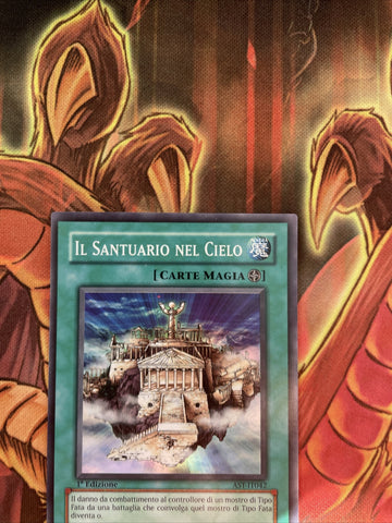 AST-IT042 The Sanctuary In The Sky 1st edition ITALIAN Yugioh (back)