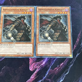 SDPD-EN018 x3 Armageddon Knight 1st Edition Mint YuGiOh Card
