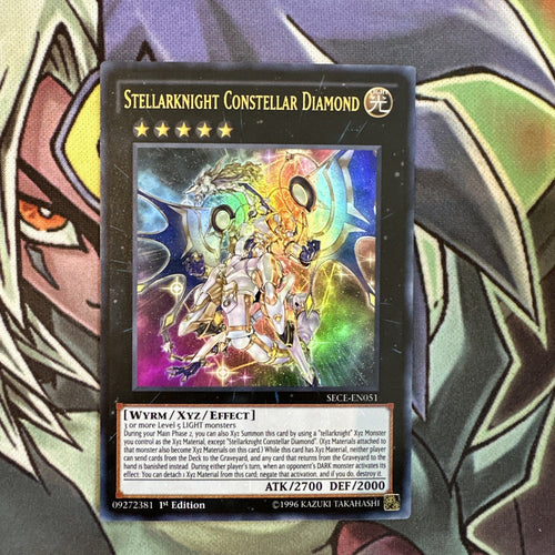SECE-EN051 Stellarknight Constellar Diamon Ultra Rare 1st Edition NM Yugioh Card