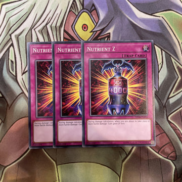 OP08-EN024 Nutrient Z Common x3 Excellent Condition Yugioh