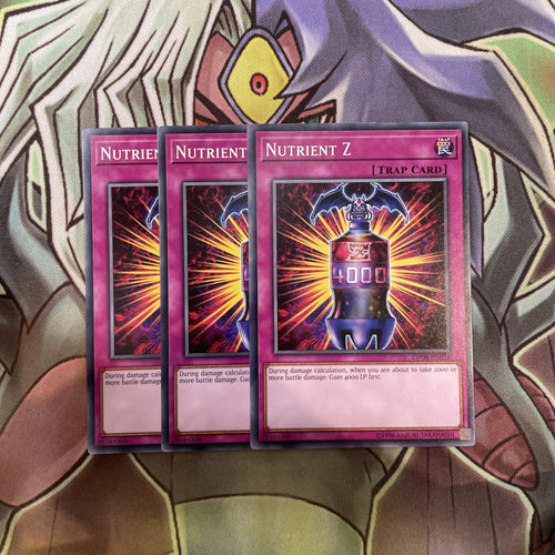 OP08-EN024 Nutrient Z Common x3 Excellent Condition Yugioh