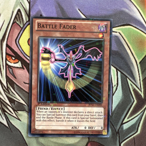 BP02-EN086 Battle Fader Mosaic Rare 1st Edition NM Yugioh Card