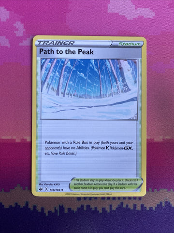 Pokemon Card Path To The Peak Chilling Reign Uncommon 148/198 NM