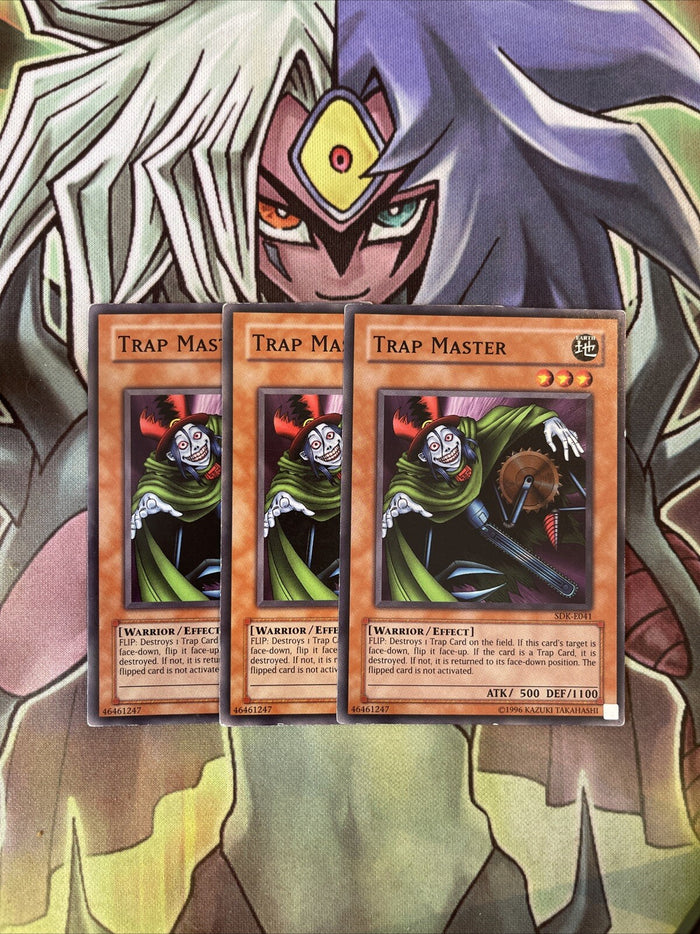 SDK-E041 x3 Trap Master Common Excellent Condition Yugioh