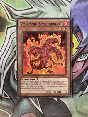 AP07-EN017 Volcanic Scattershot Common Unlimited Edition Yugioh Card