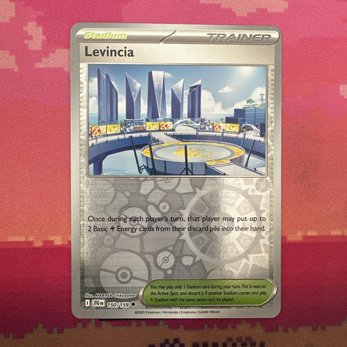 Pokemon Card Levincia Journey Together Reverse Holo 150/159 NM