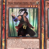 PHRA-EN014 3 x Dual Avatar Fists - Yuhi - 1st Edition - Super Rare YuGiOh NEW