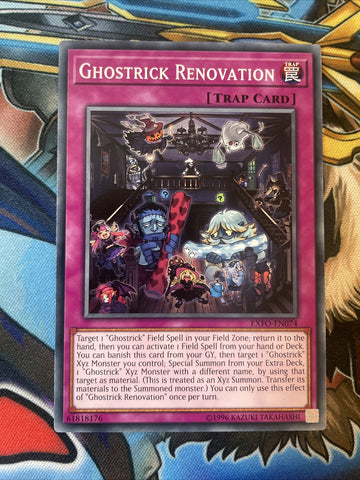 Ghostrick Renovation EXFO-EN074 Common NM/LP Yugioh Cards