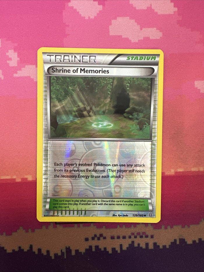 Pokemon Card Shrine Of Memories Primal Clash Reverse Holo 139/160 Near Mint