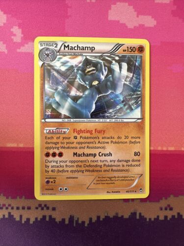 Pokemon Card Machamp Furious Fists Holo Rare 46/111 NM
