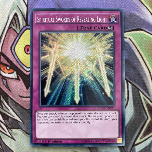 MVP1-ENS31 Spiritual Swords of Revealing Light Secret Rare 1st Edition NM Yugioh