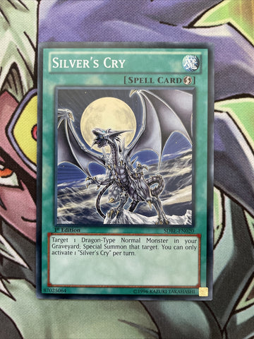 SDBE-EN020 Silver's Cry Common Mixed Edition NM Yugioh Card