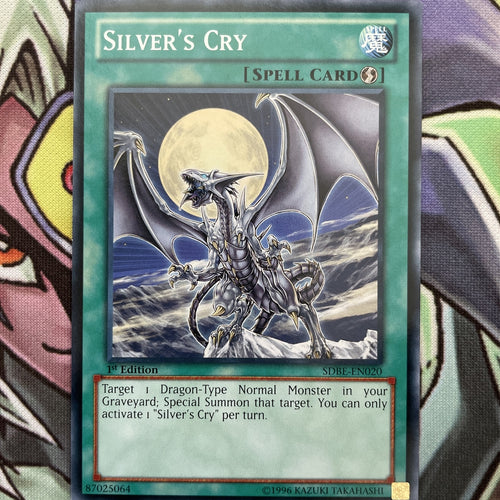 SDBE-EN020 Silver's Cry Common Mixed Edition NM Yugioh Card