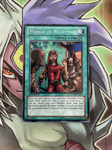 LCYW-EN155 Mirage Of Nightmare Secret Rare 1st Edition VLP Yugioh Card