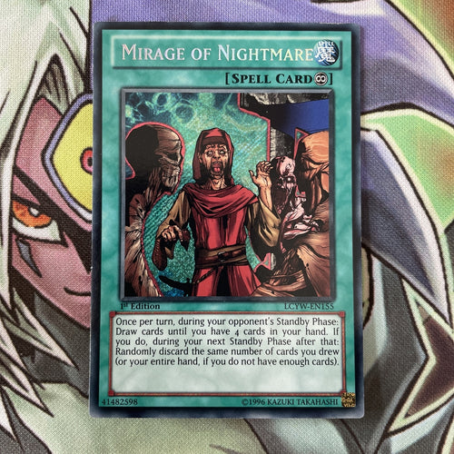 LCYW-EN155 Mirage Of Nightmare Secret Rare 1st Edition VLP Yugioh Card