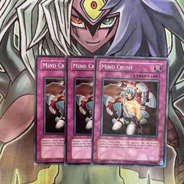 DR3-EN056 x3 Mind Crush Common Excellent Condition Yugioh