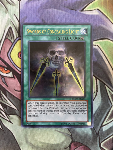 LCYW-EN281 Swords Of Concealing Light Unlimited Edition Near Mint Yugioh Card