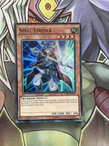TDIL-EN037 Spell Strider Super Rare 1st Edition NM Yugioh CRIMPED
